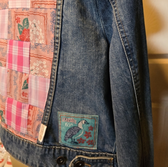 🩷Upcycled REYN SPOONER *Quilted Multi Pink*~ "Lahaina Sailor" - Picture 3 of 5